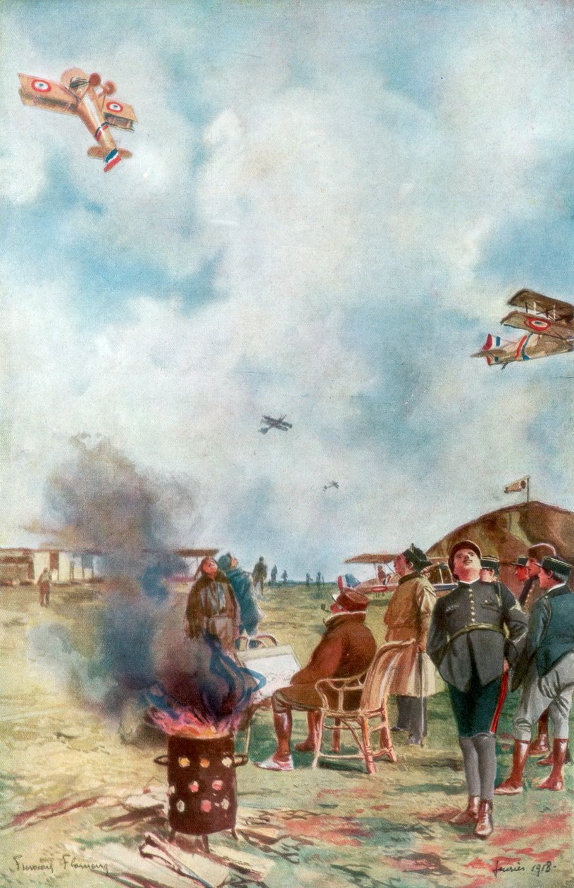 Käännös hieman lähellä maata, 1918, 1926 tekijältä Francois Flameng