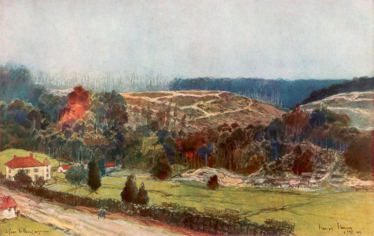Uuni Pariisissa, Ranskassa, 1915 1926 tekijältä Francois Flameng