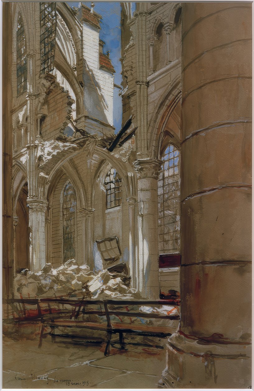 Soissons, 18. toukokuuta 1915 tekijältä Francois Flameng