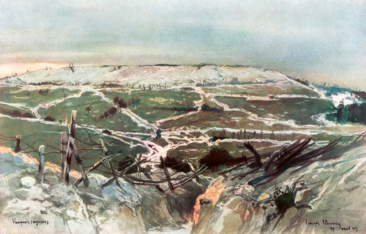 Vauquois, 29. elokuuta 1915, 1926. tekijältä Francois Flameng