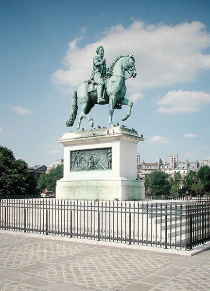 Henri IV:n (1553-1610) ratsastuspatsas 1818 (pronssi) tekijältä Francois Frederic Lemot