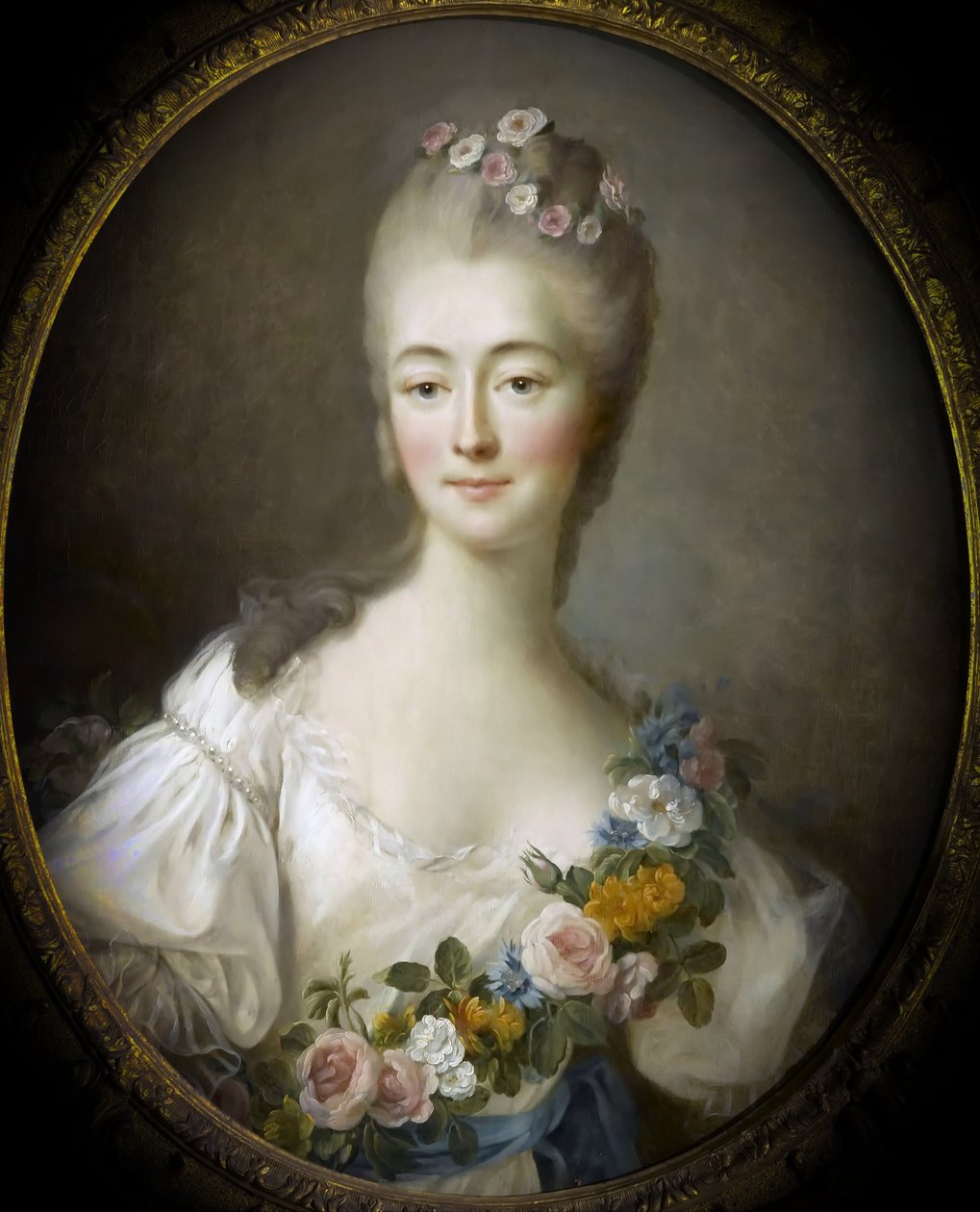 Jeanne Bécu, kreivitär Du Barry 1743-1793 Florana tekijältä Francois Hubert Drouais