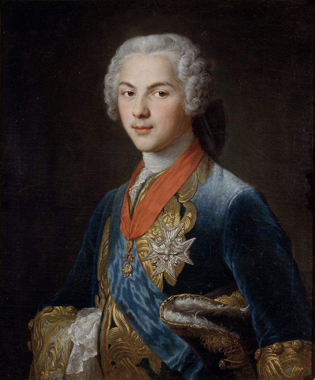 Louis, Dauphin Ranskasta 17291765, kuningas Ludvig XV:n poika, n. 1745 tekijältä Francois Hubert Drouais