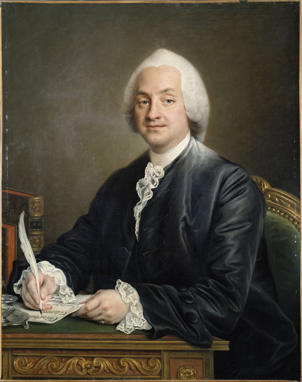 Denis Paul Le Pot de la Fontainen muotokuva. 1772 tekijältä Francois Hubert Drouais