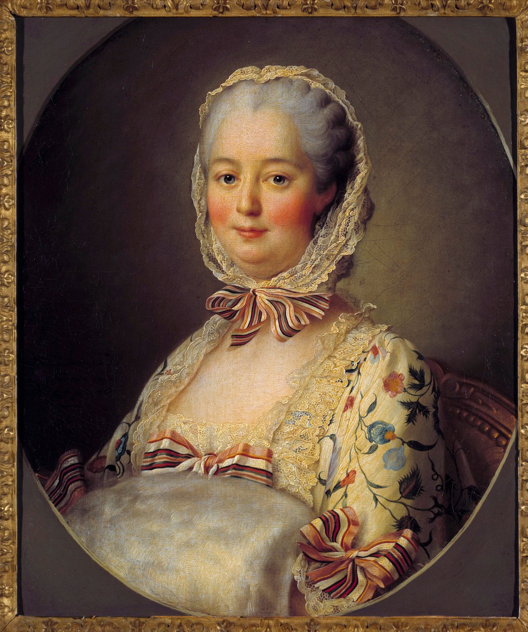Muotokuva Jeanne Antoinette Poissonista, Pompadourin markiisista (tunnetaan nimellä Madame de Pompadour tekijältä Francois Hubert Drouais