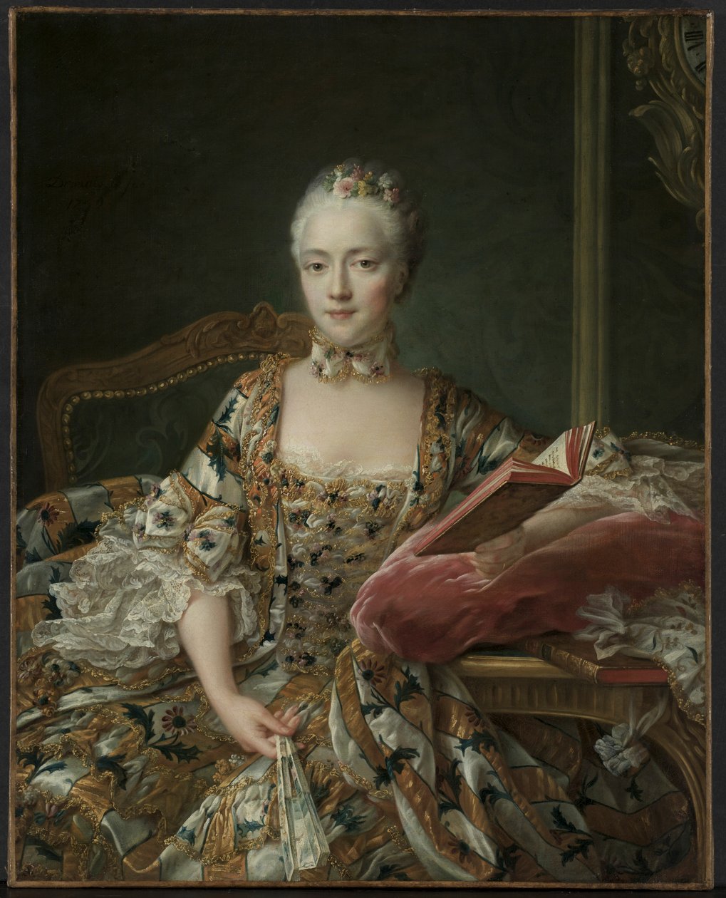 Markiisi dAguirandesin muotokuva, 1759. tekijältä Francois Hubert Drouais