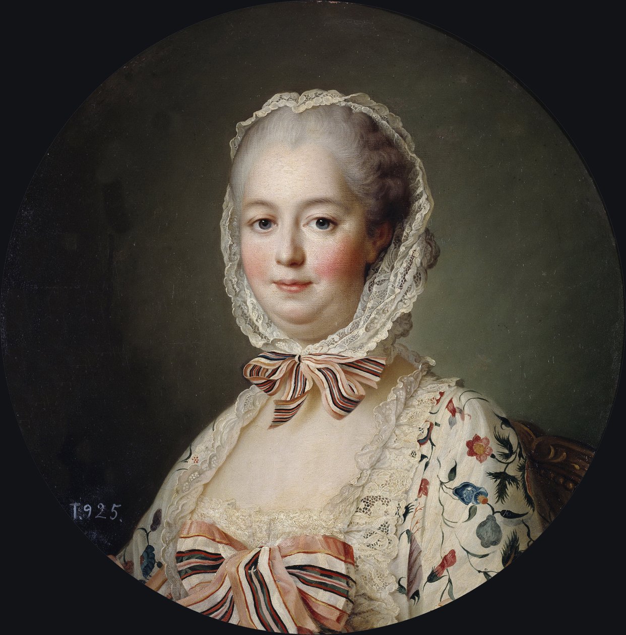 Markiisi de Pompadourin (1721-1764) muotokuva - Francois Hubert Drouais (1727-1775). öljy kankaalle tekijältä Francois Hubert Drouais