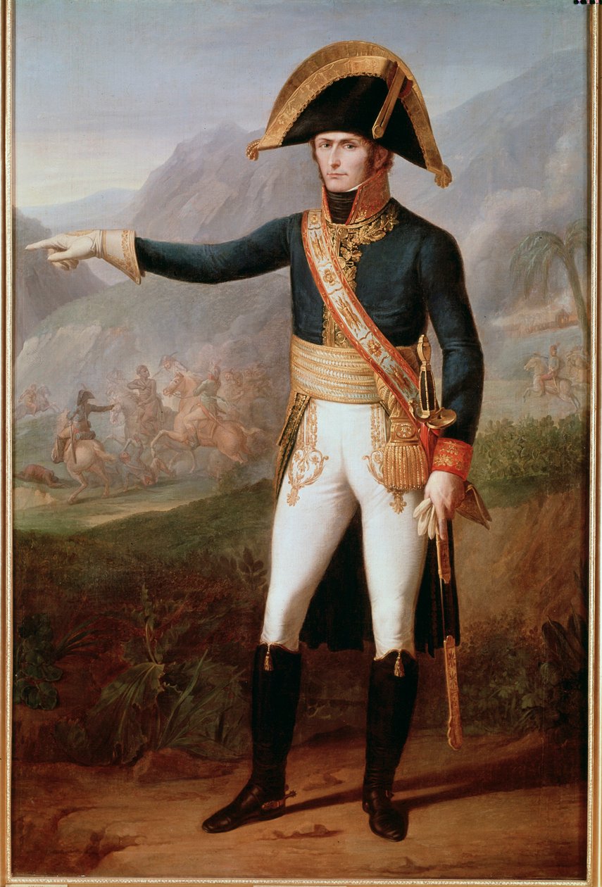 Charles Emmanuel Leclerc, armeen päällikkö kenraali Santo Domingossa (öljy kankaalle tekijältä Francois Josephe Kinson