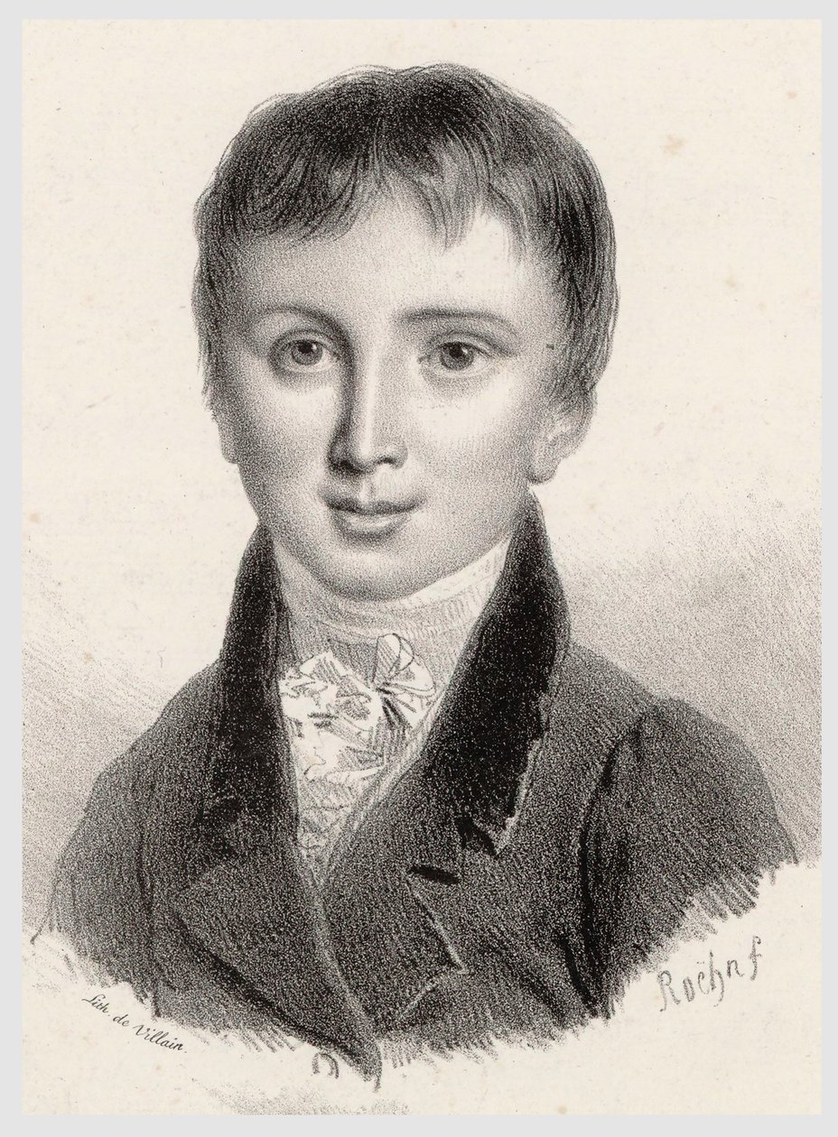 Franz Liszt 11-vuotiaana, n. 1822. tekijältä Francois Le Villain