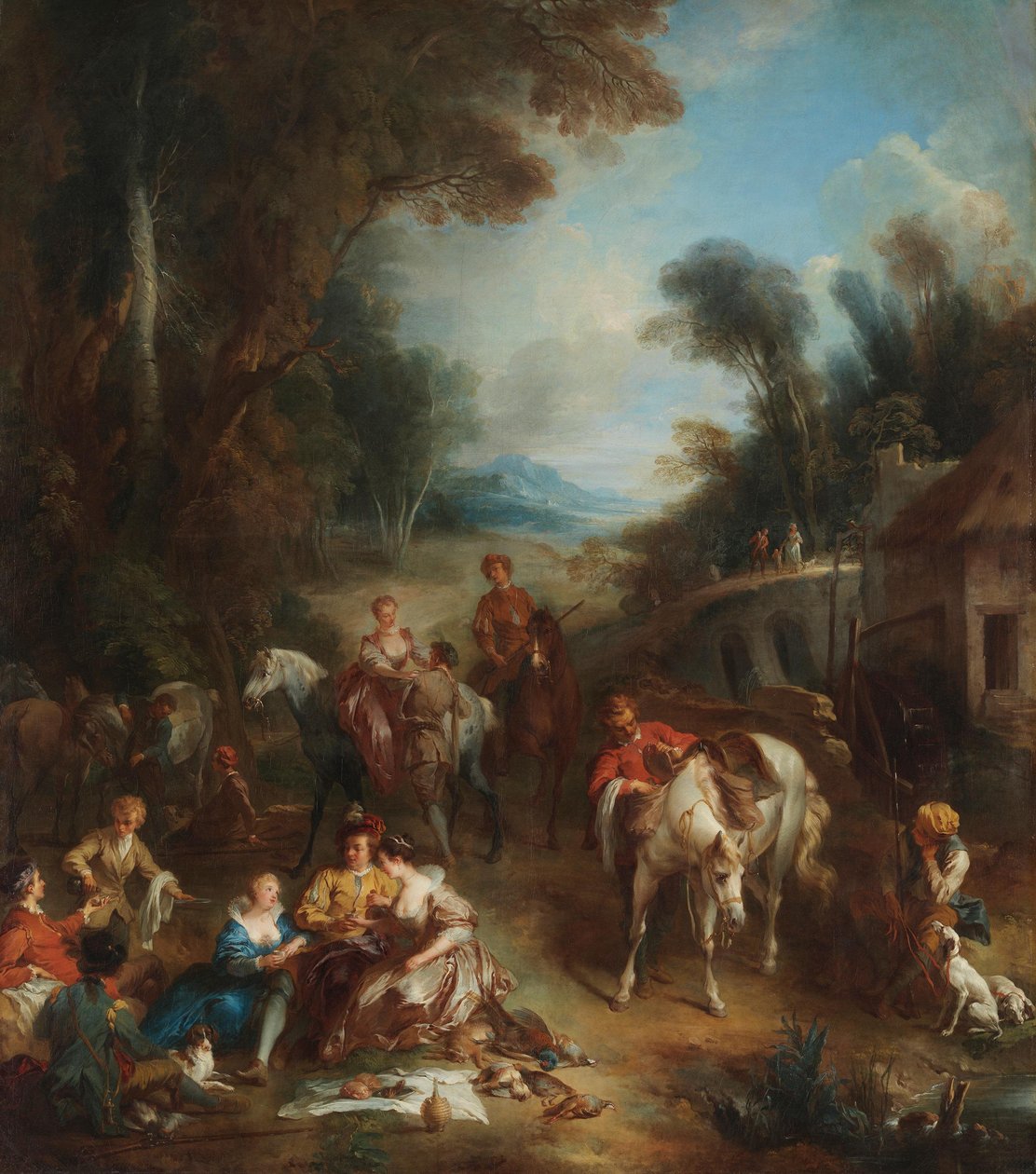 Metsästysseura tekijältä François Lemoyne