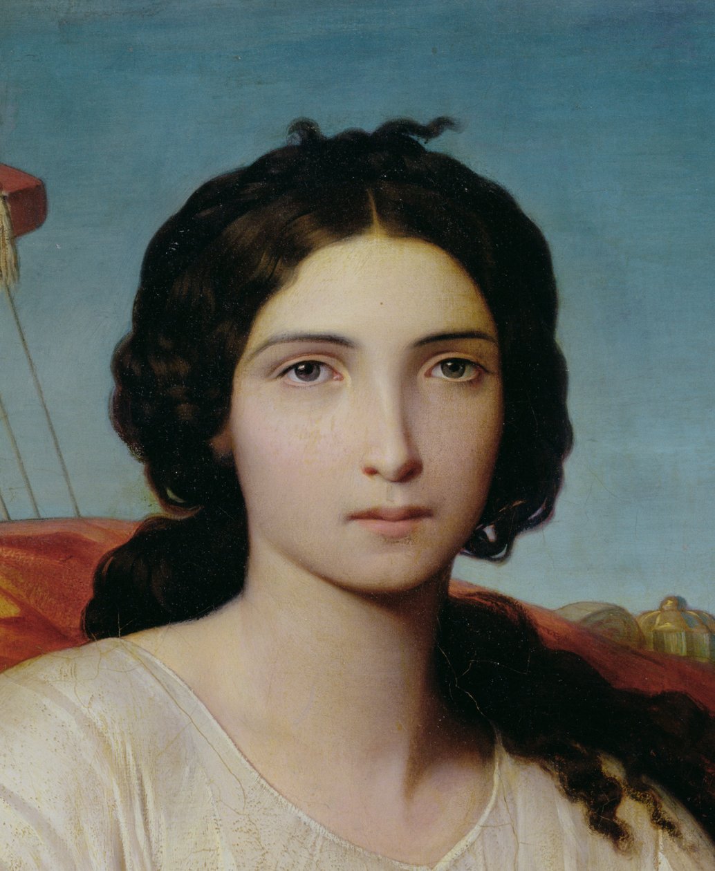 Esther odaliskinä, yksityiskohta, 1844 tekijältä Francois Leon Benouville