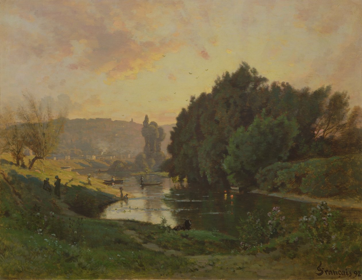 Bas-Meudonin kohtaus, 1892 tekijältä Francois Louis Francais