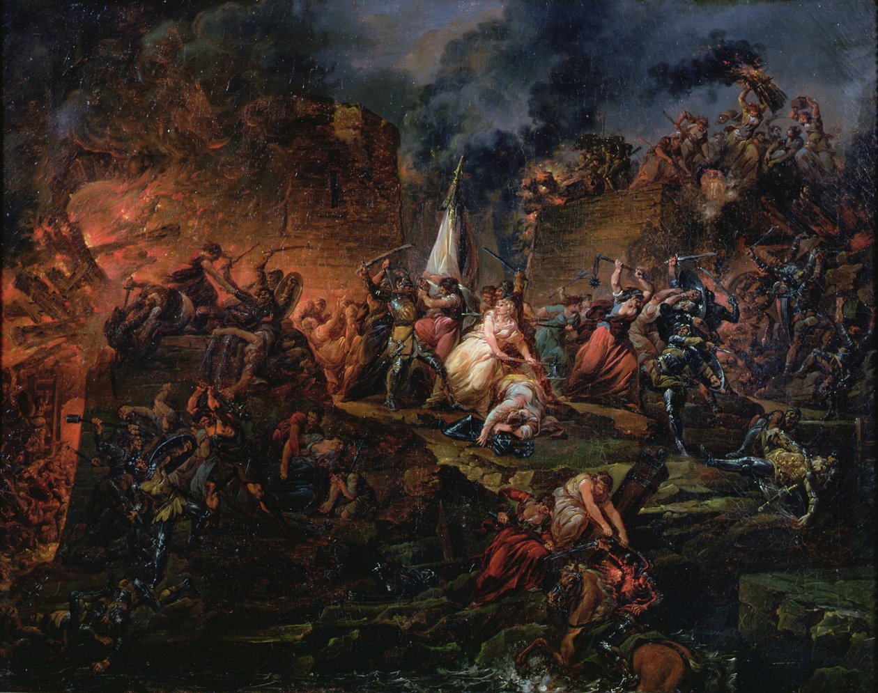 Jeanne Hachette puolustaa Beauvaisia vuonna 1472 tai Beauvais