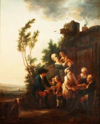 Pedlar tekijältä Francois Louis Joseph Watteau