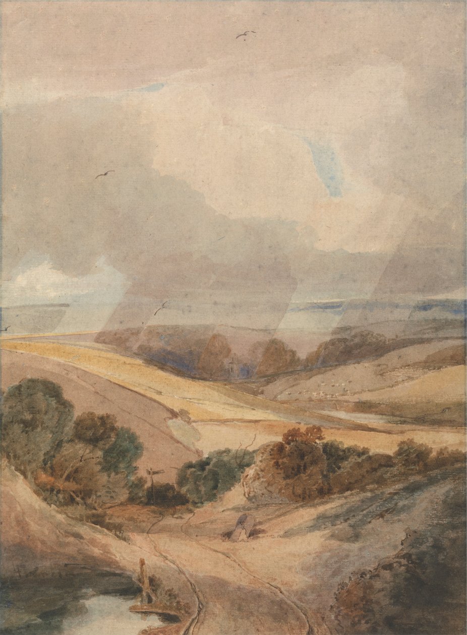 Mousehold Heath, Norwich tekijältä Francois Louis Thomas Francia