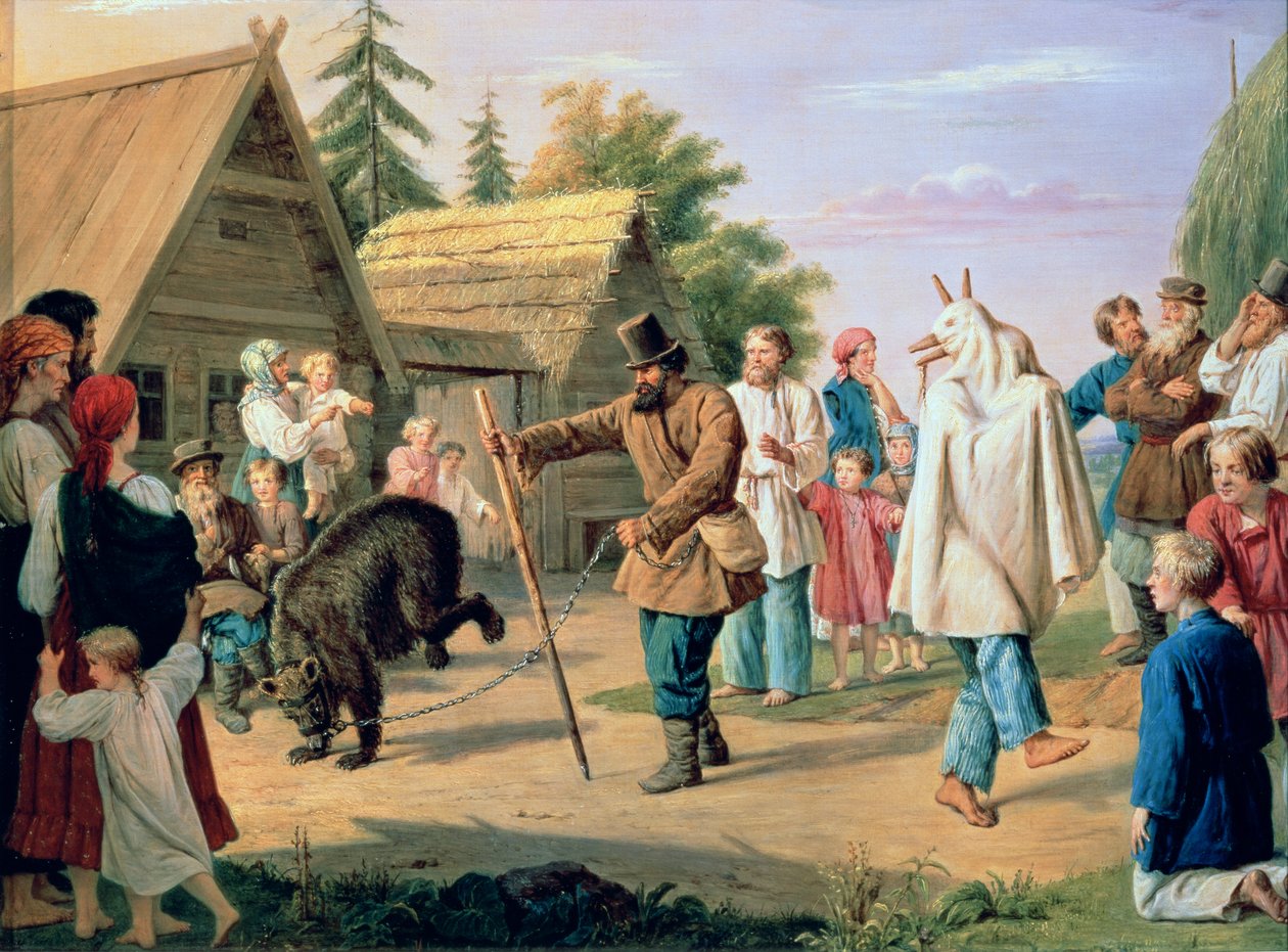 Buffoons in a Village tekijältä Francois Nicholas Riss