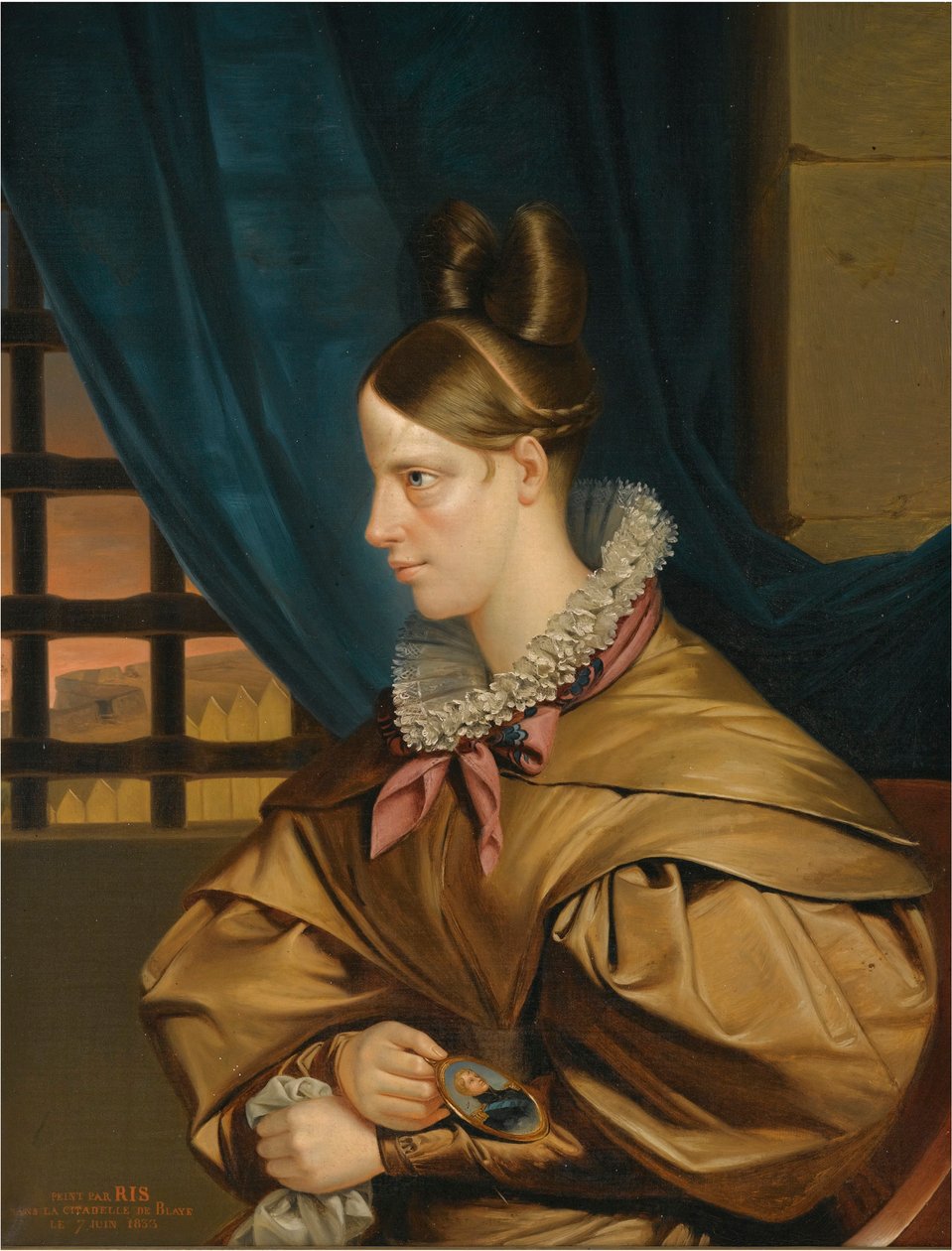 Berryn herttuatar (Marie Caroline de Bourbon Sicilies tekijältä Francois Nicholas Riss