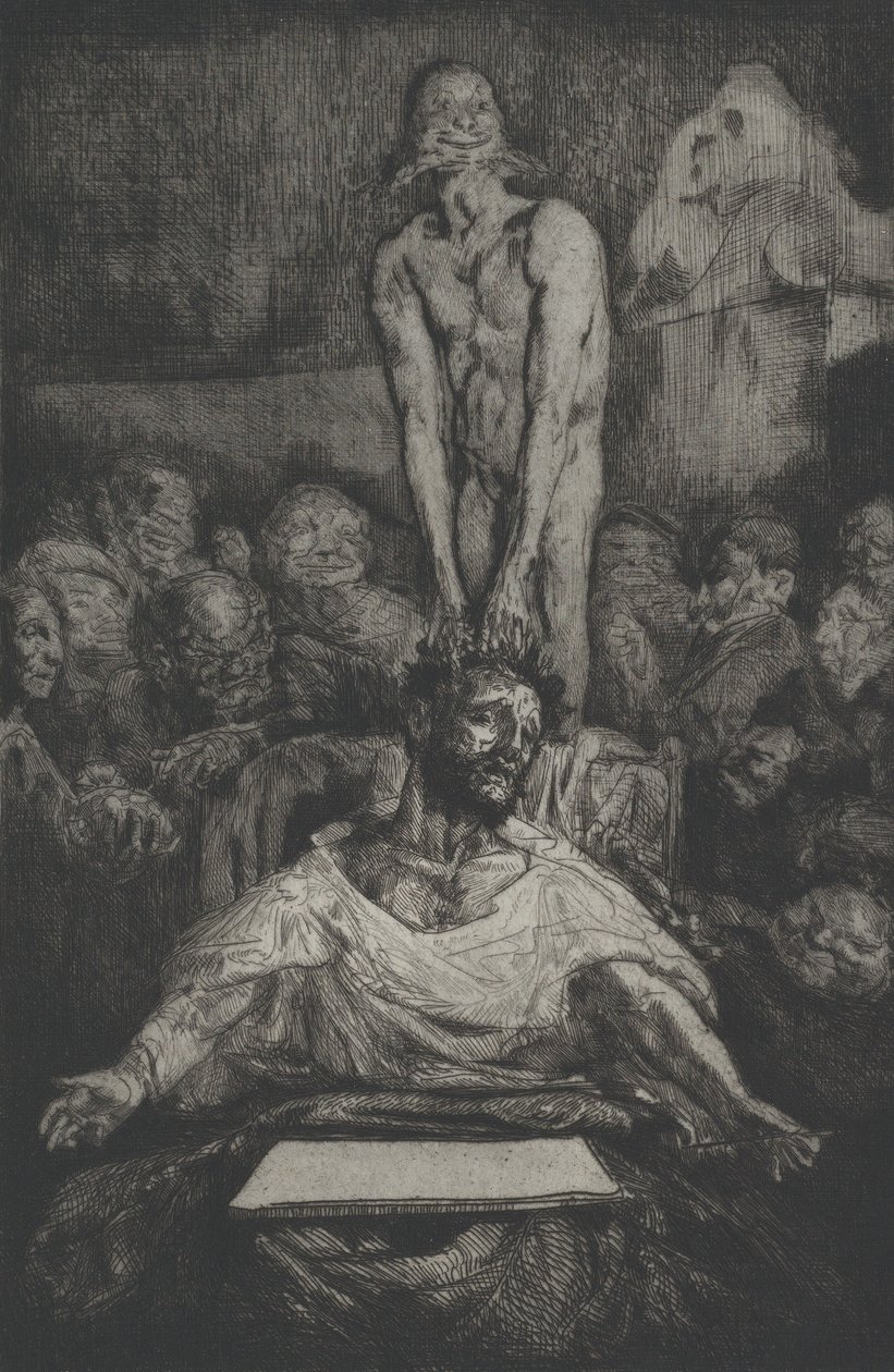 Diablerie, 1800-luku. tekijältä Francois Nicolas Chifflart