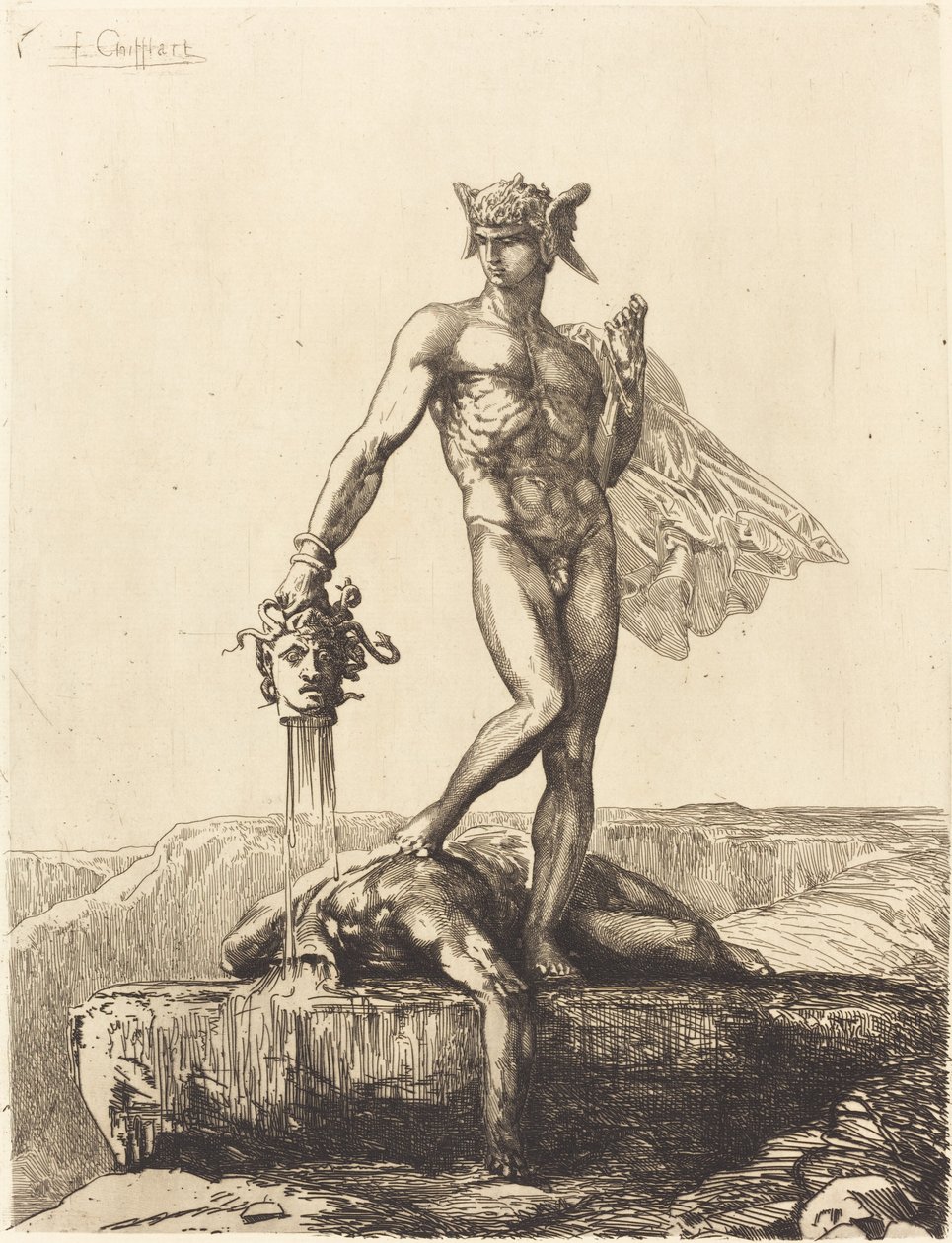 Perseus tekijältä Francois Nicolas Chifflart
