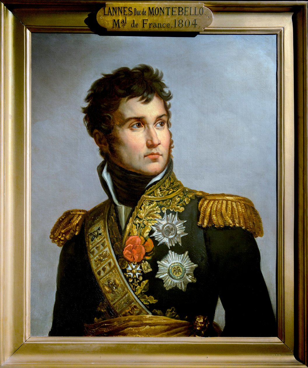 Jean Lannesin, Montebellon herttuan (1769-1809) muotokuva Imperiumin marechal Kopio Volpelierestä Gerardin Lannesin jalanjäljestä - Paris - Musee de l