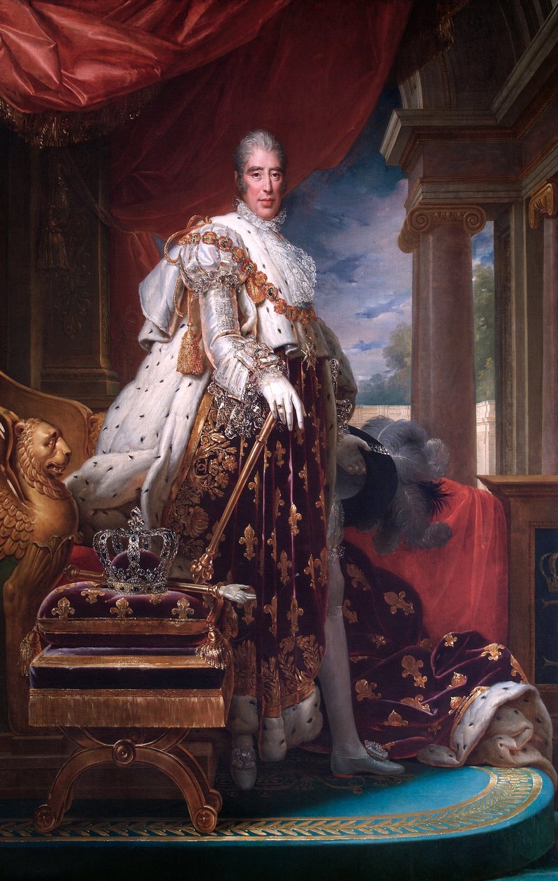 Charles X (öljy kankaalle) tekijältä Baron François Pascal Simon Gérard