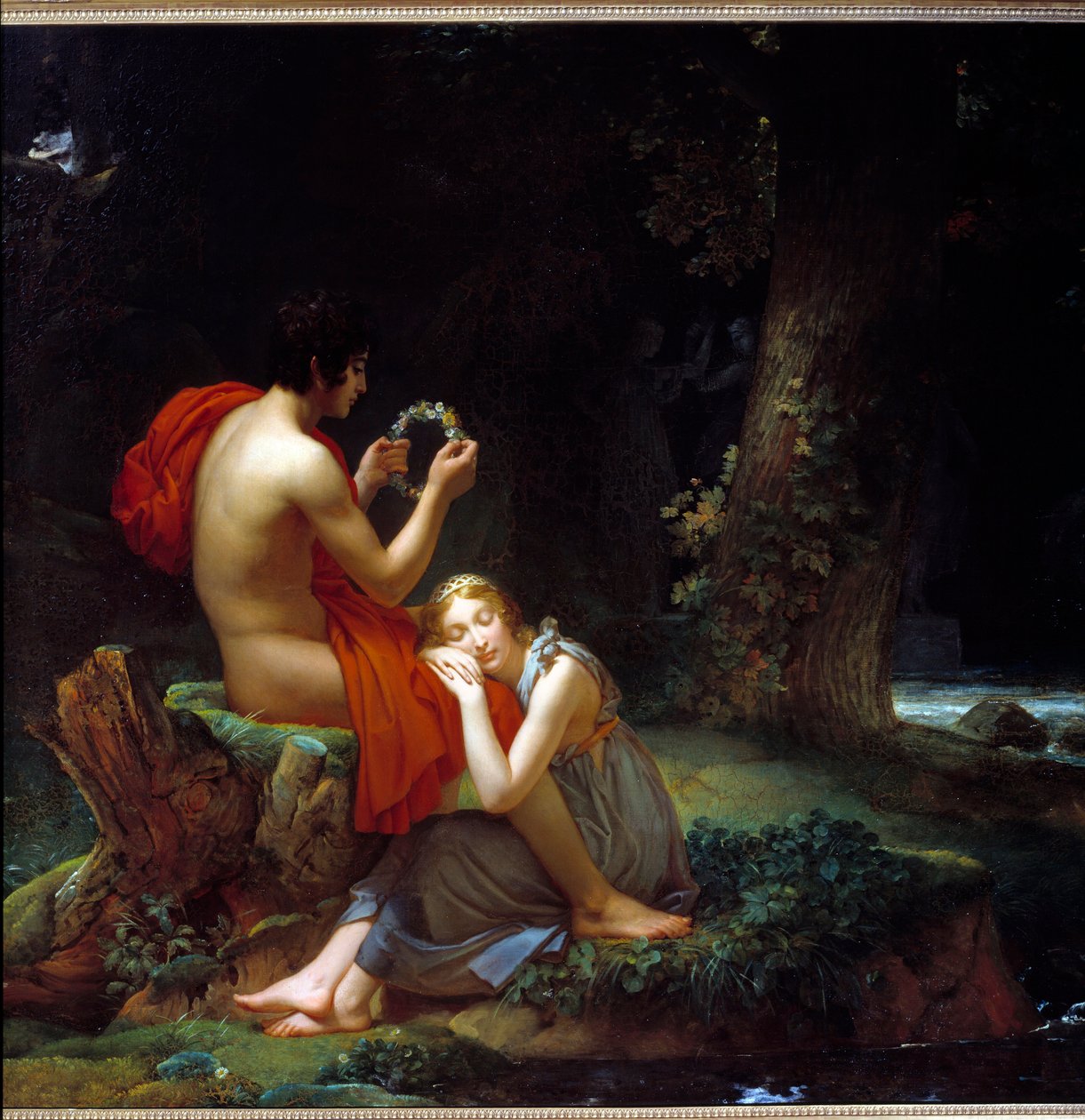 Daphnis ja Chloe. Francois Gerardin (1770-1837) maalaus tekijältä Baron François Pascal Simon Gérard