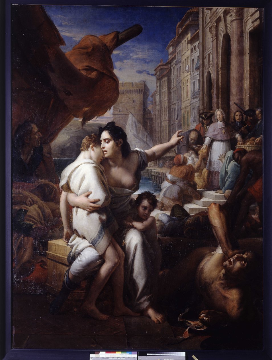 Belsuncen monsignori Marseillen ruton aikana tekijältä Baron François Pascal Simon Gérard