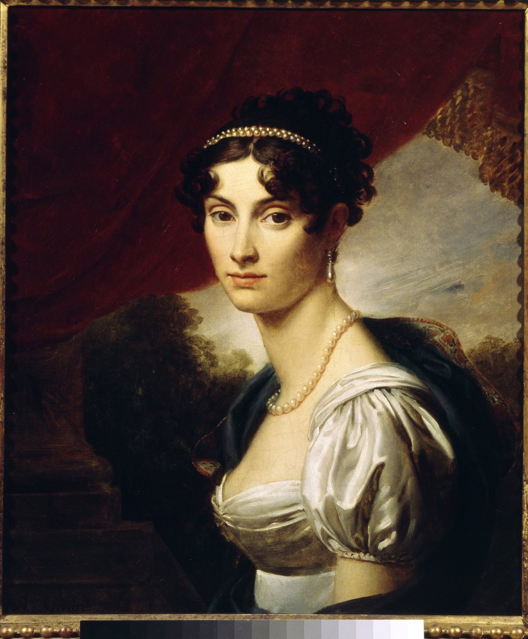 Kreivitär Maria Kochubelin muotokuva (kreivitär Maria Kochubelin muotokuva). François Pascal Simon Gerardin (1770-1837) maalaus öljy kankaalle tekijältä Baron François Pascal Simon Gérard
