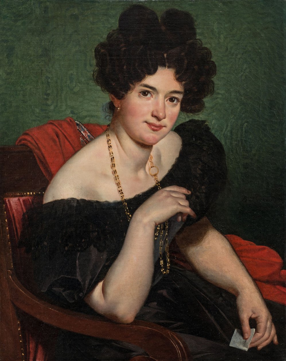 Muotokuva naisesta, noin 1830 (öljy kankaalle) tekijältä Francois Pascal Simon Baron Gerard