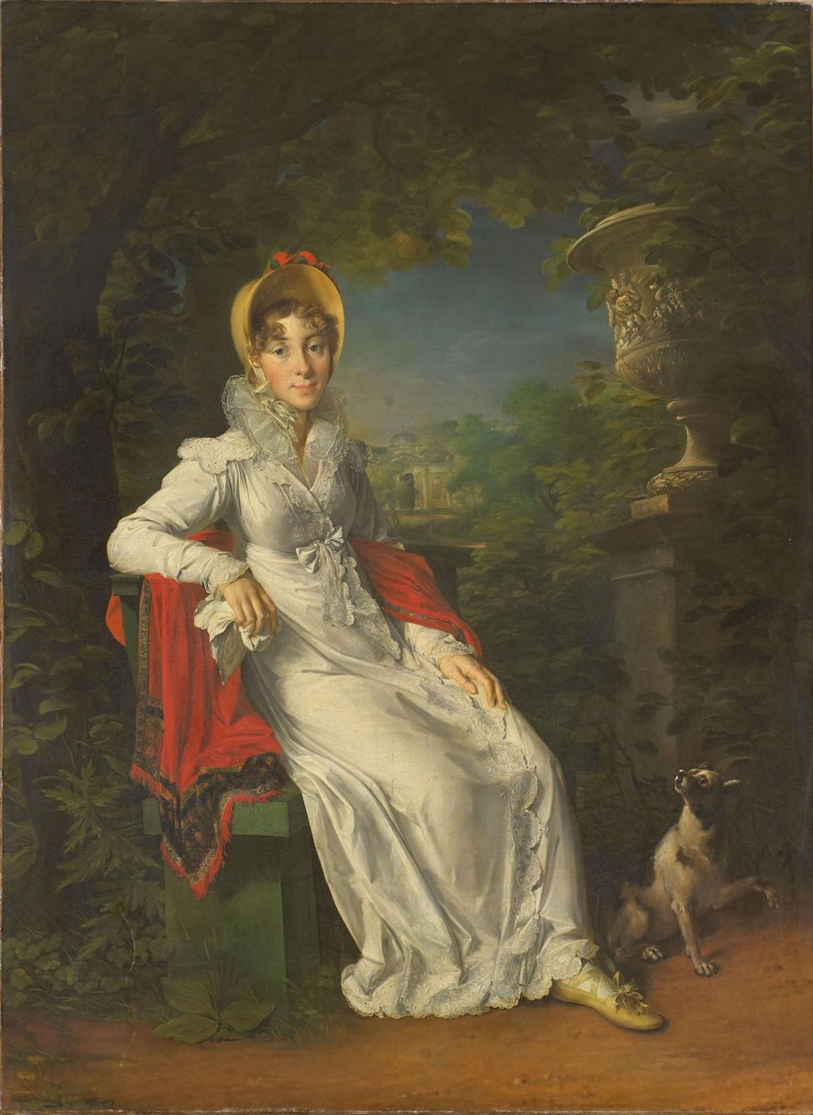 Caroline Bonaparte 1782-1839, Napolin ja Sisilian kuningatar, Bois de Boulognessa, 1820-1830 tekijältä Francois Pascal Simon Gerard