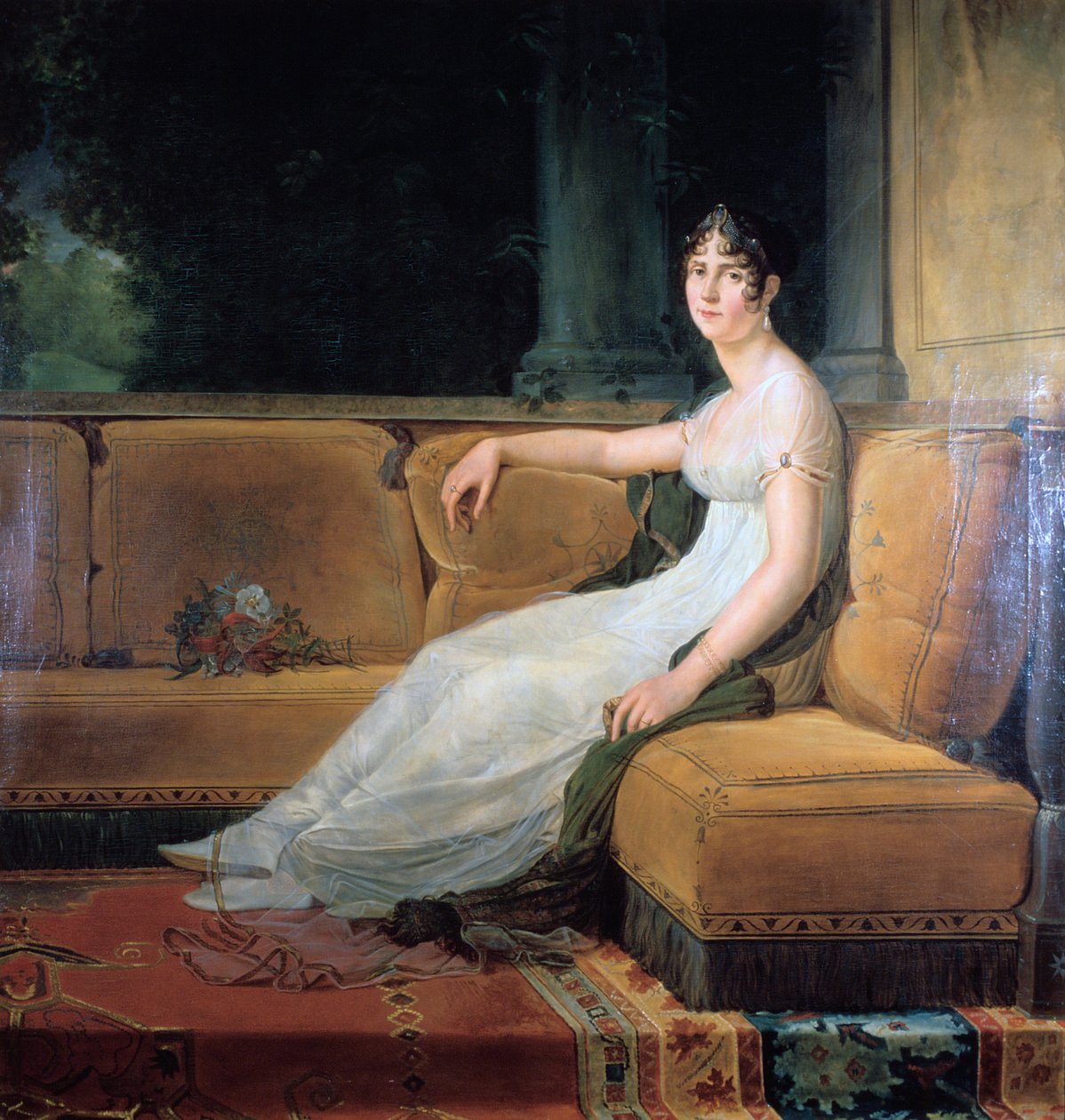 Keisarinna Josephine Malmaisonissa, 1801. tekijältä Francois Pascal Simon Gerard