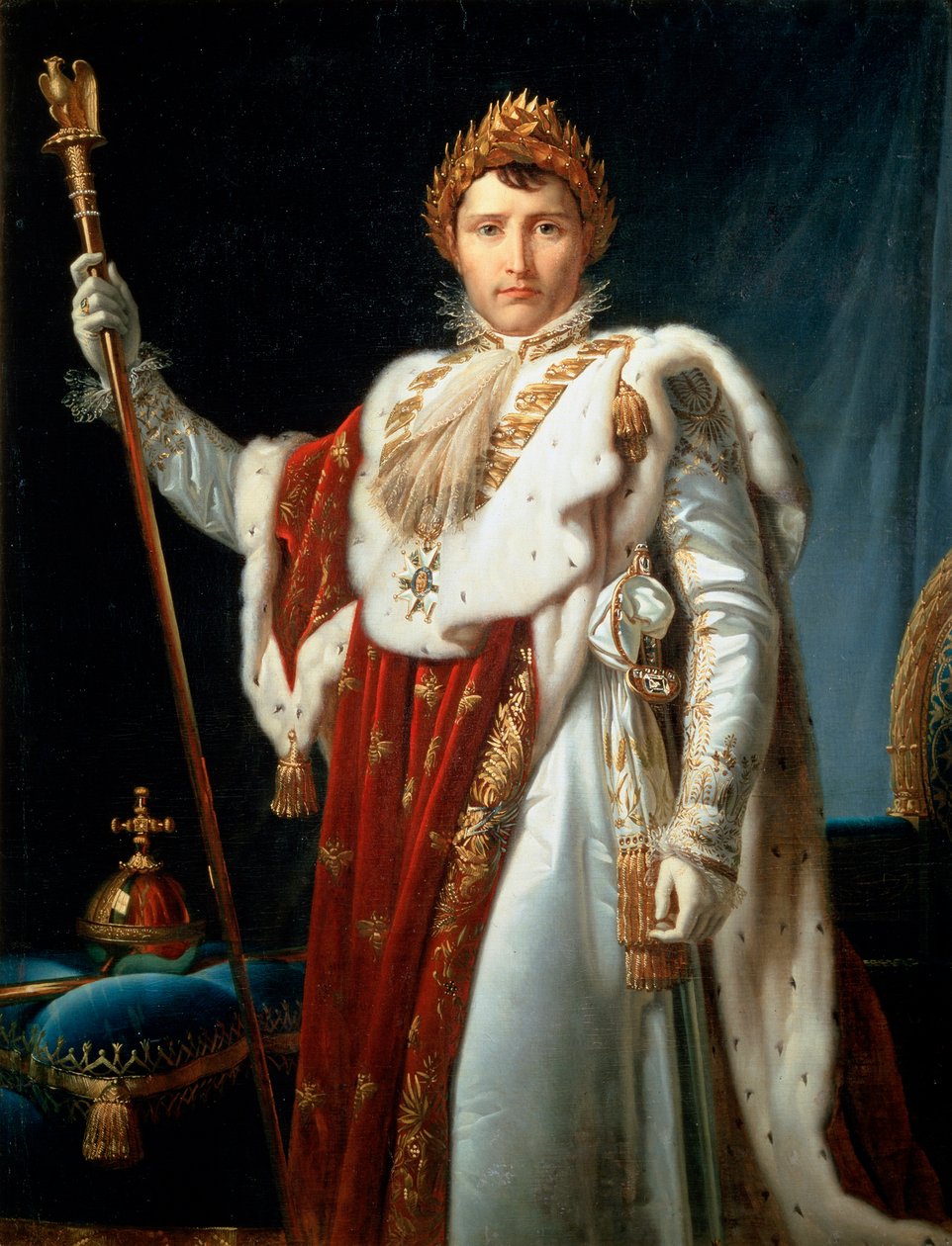 Keisari Napoléon I Bonaparten muotokuva, c1804 tekijältä Francois Pascal Simon Gerard