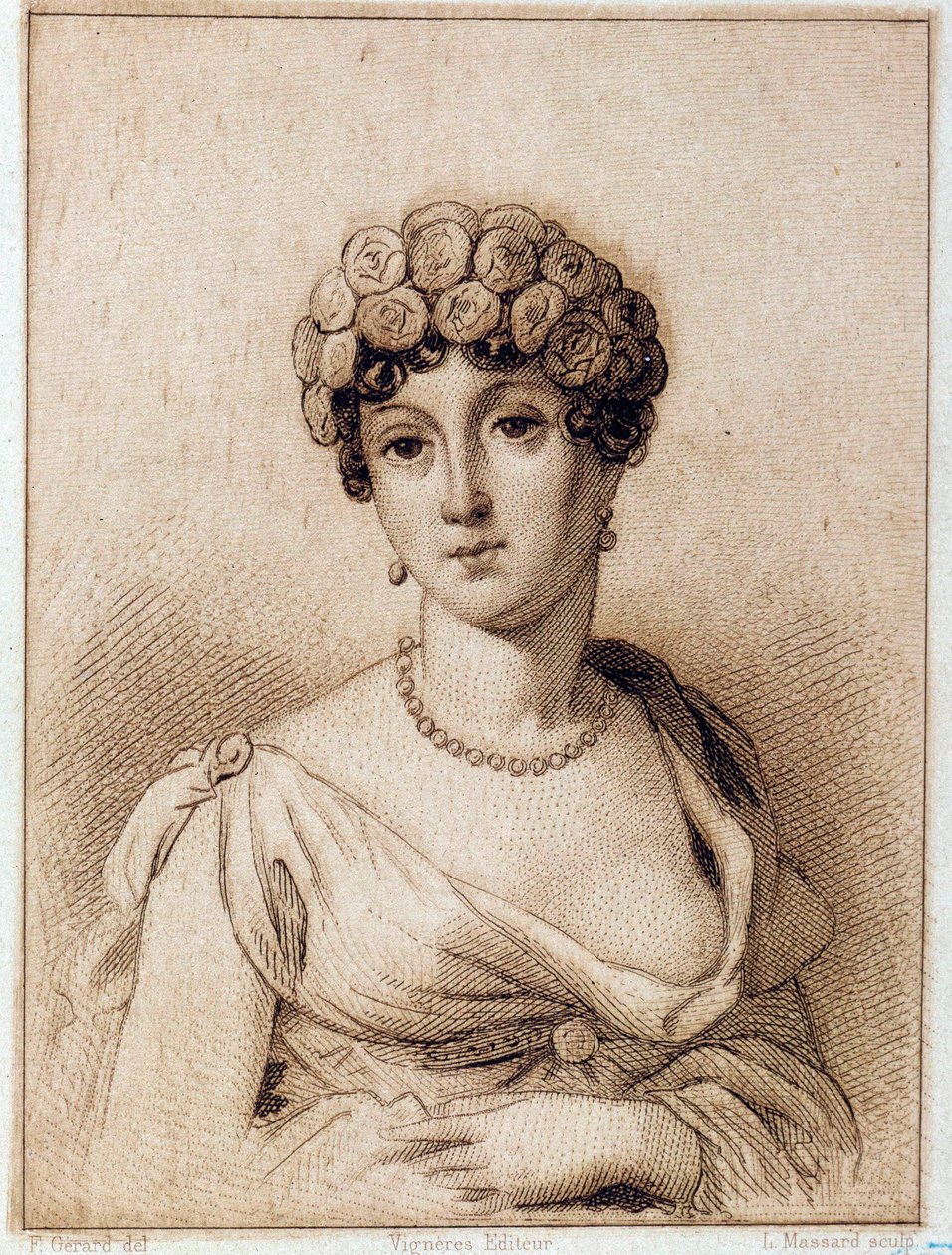 Madame Tallienin, de Cabarrusin Thermidorin neitsytemme muotokuva tekijältä Francois Pascal Simon Gerard