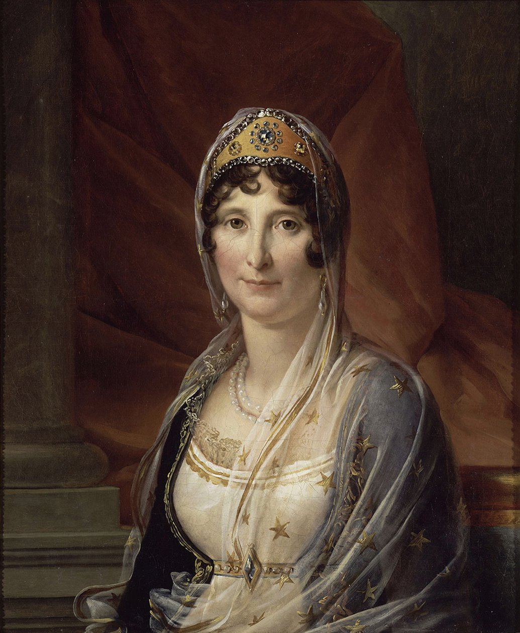 Maria Letizia Ramolino Bonaparten muotokuva 1750-1836, Napoleon Bonaparten äiti, noin 1804 tekijältä Francois Pascal Simon Gerard