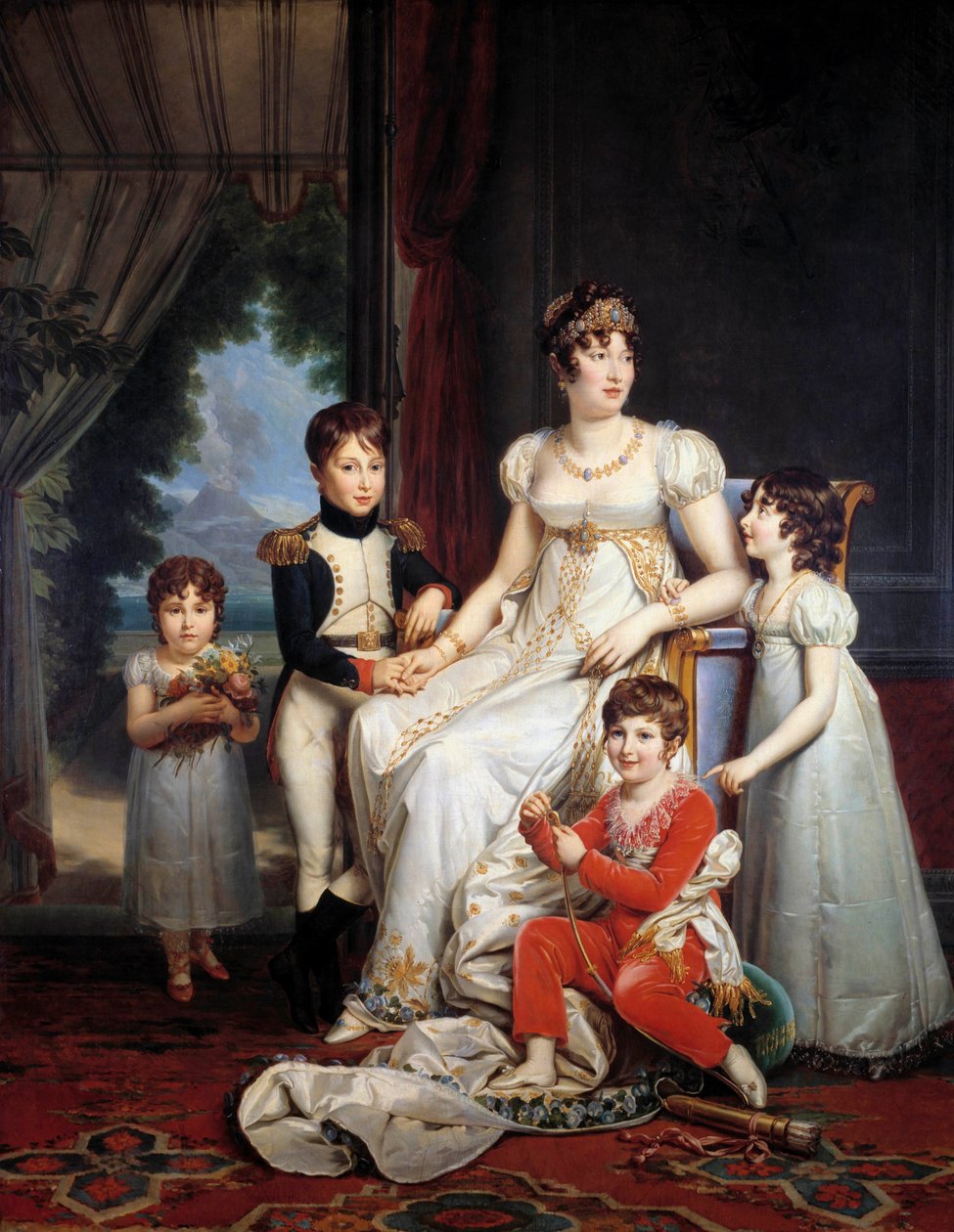Marie-Annonciaden muotokuva sanoi Caroline Bonaparte tekijältä Francois Pascal Simon Gerard