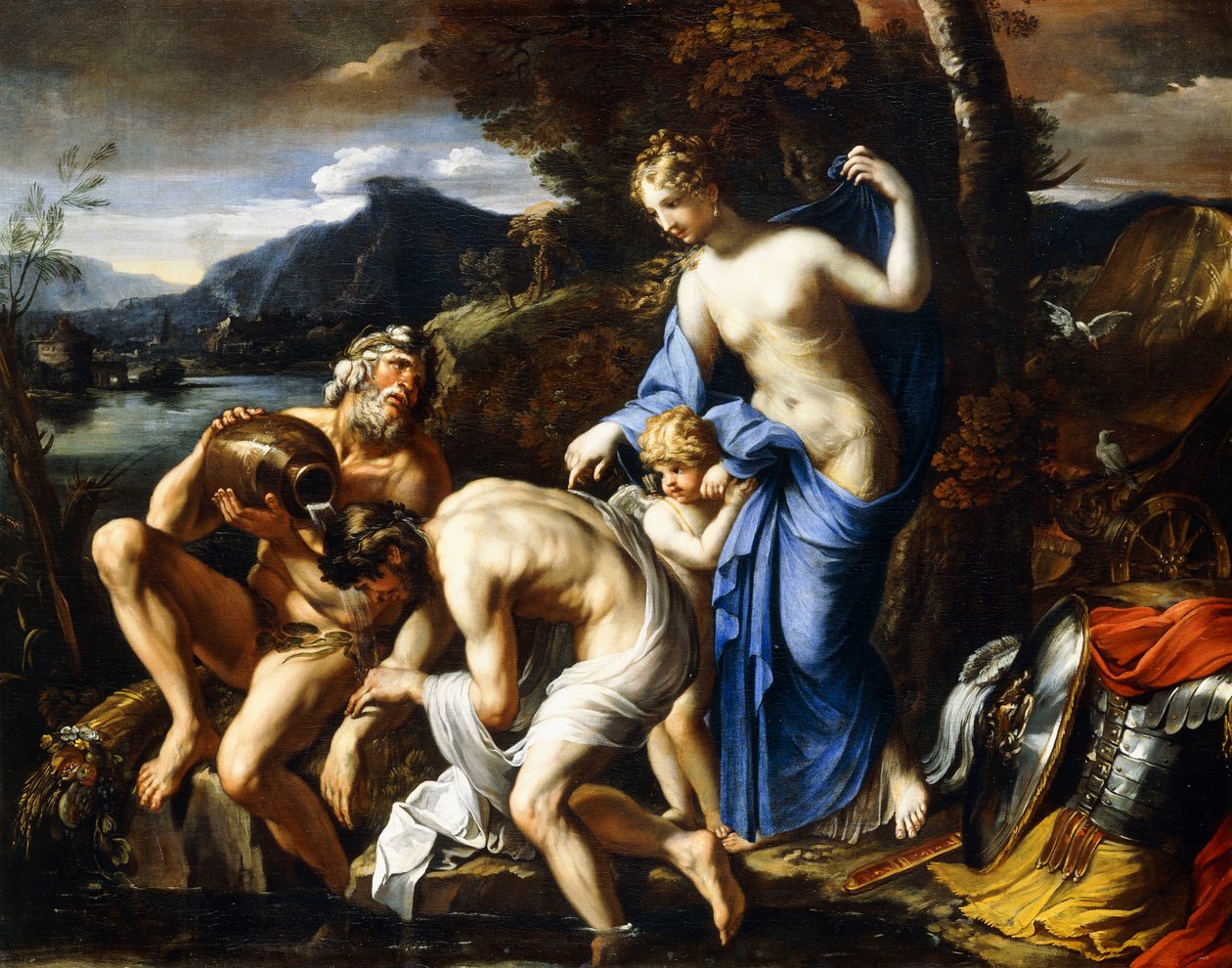 Aeneasin jumaluus, 1642-1645 tekijältä Francois Perrier