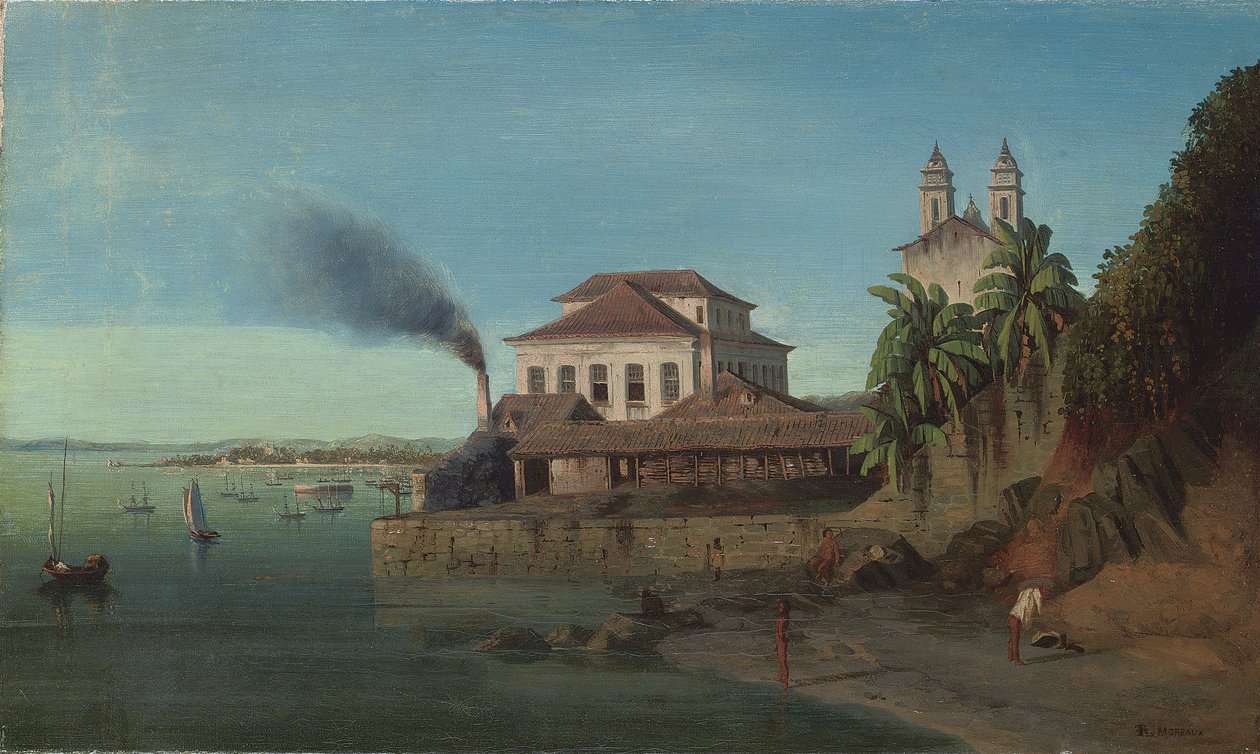Solar do Unhao, N. S. de Conceicao da Praian kirkko, Salvador da Bahia tekijältä Francois Rene Moreaux