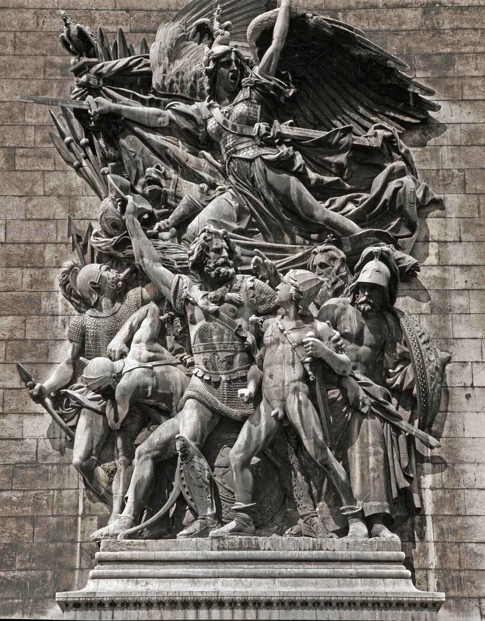 Lähtö vuoden 1792 vapaaehtoisista tai La Marseillaisesta (kivirelief tekijältä Francois Rude