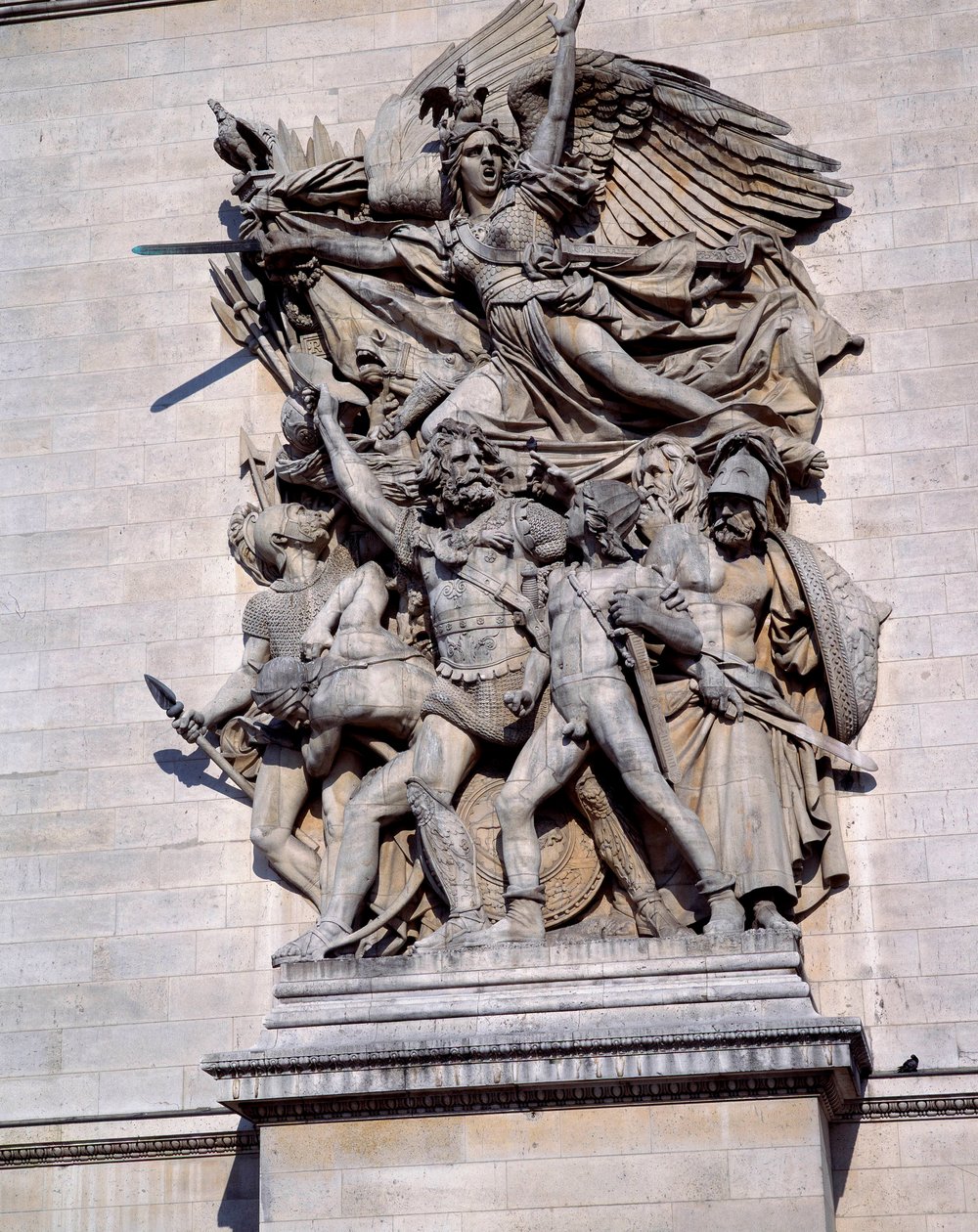 Marseillaise Riemukaarelta Pariisissa. Francois Ruden (1784-1855) veistos tekijältä Francois Rude