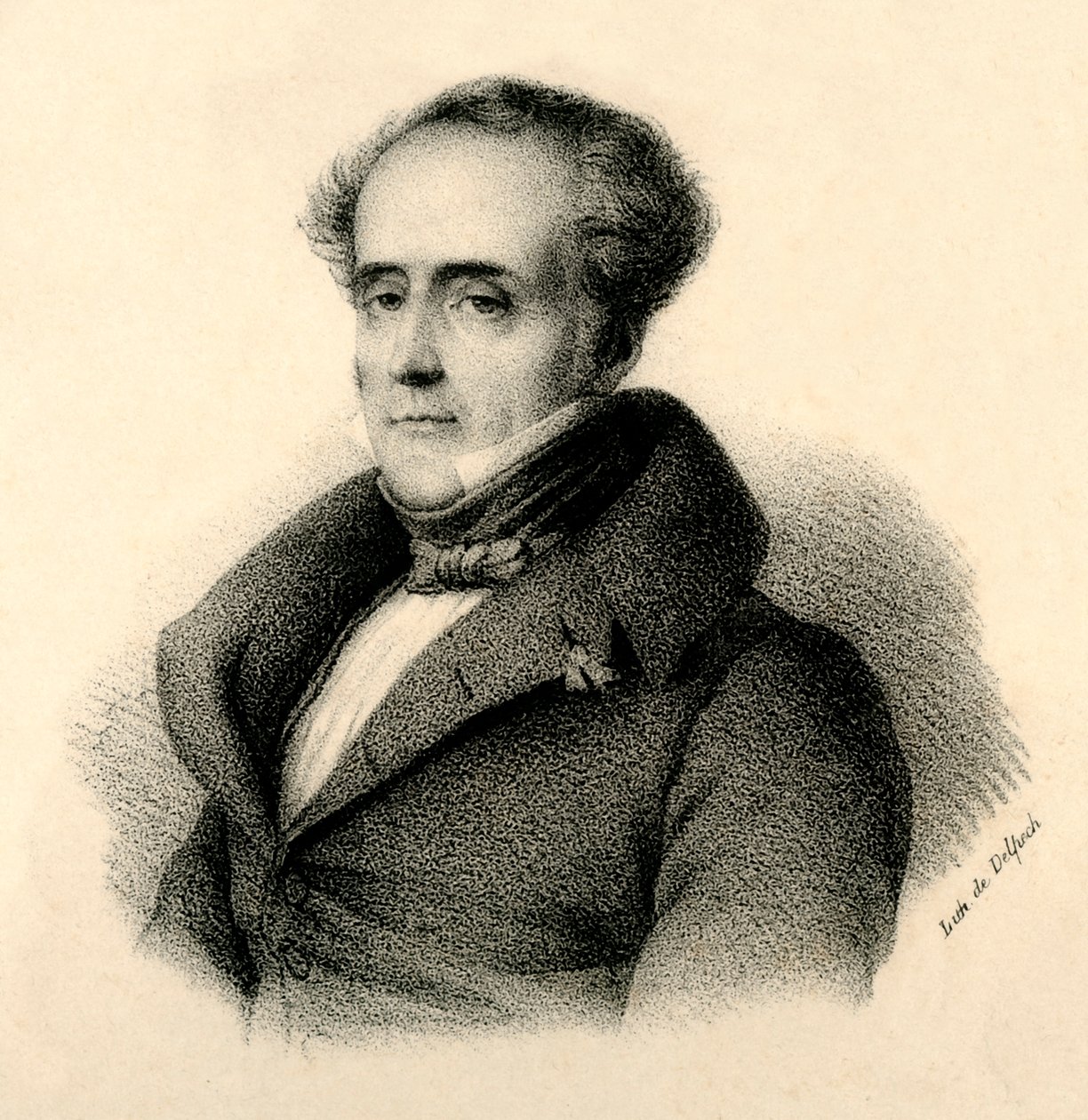 Chateaubriand, 1768-1848, n. 1830. tekijältä Francois Seraphin Delpech