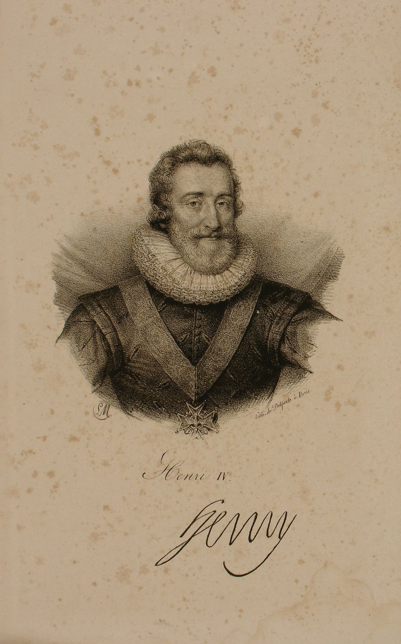 Henri IV (1553-1610) Ranskasta tekijältä Francois Seraphin Delpech