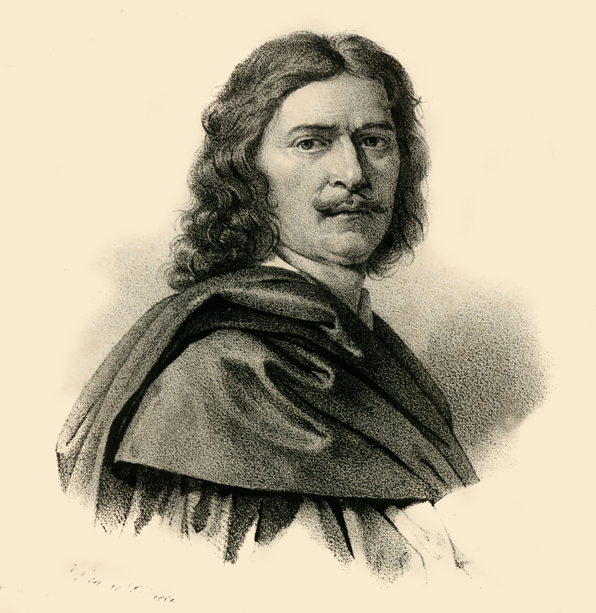 Nicolas Poussin, 1594-1665, c1830. tekijältä Francois Seraphin Delpech