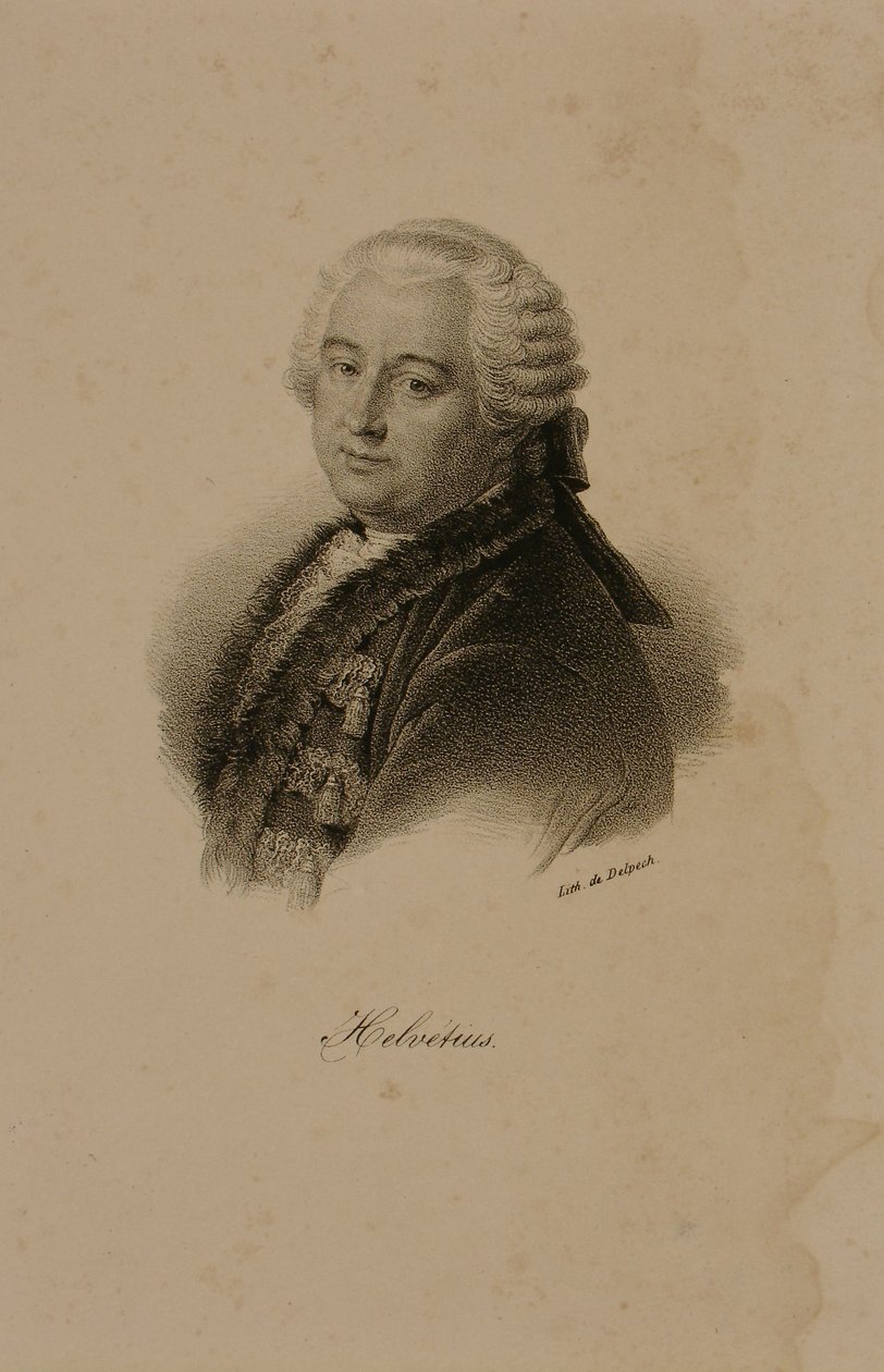 Claude Adrien Helvetiuksen (1715-71) muotokuva tekijältä Francois Seraphin Delpech