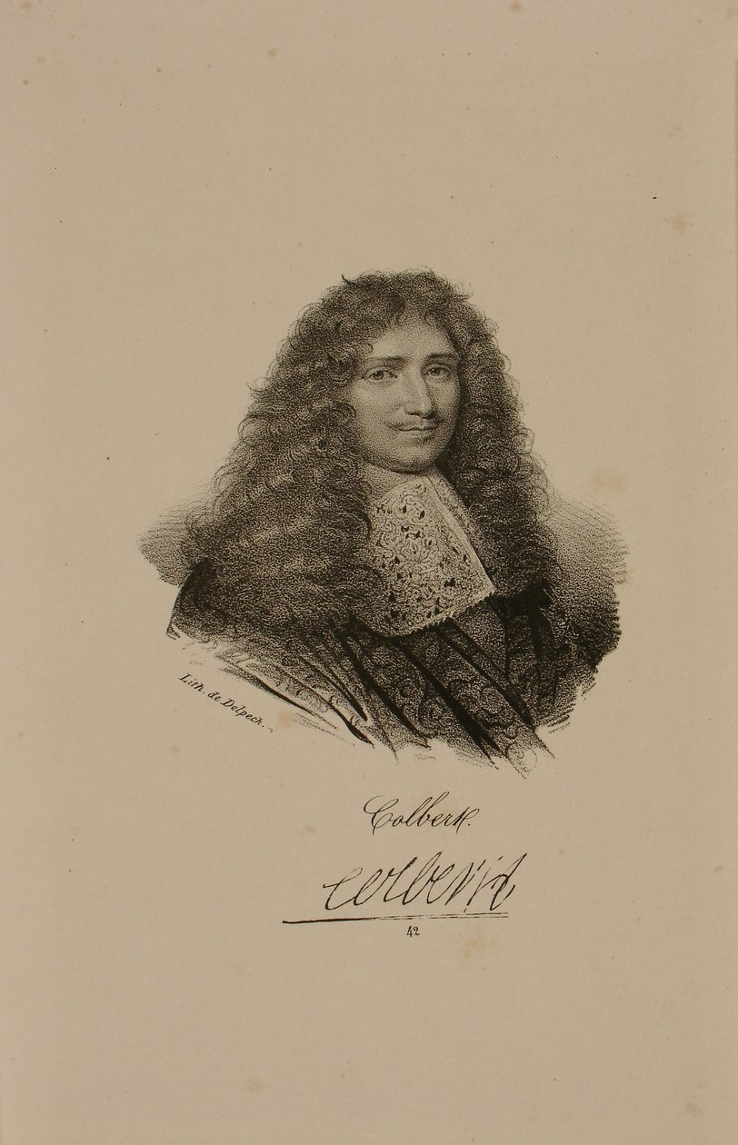 Jean Baptiste Colbertin (1619-83) muotokuva tekijältä Francois Seraphin Delpech