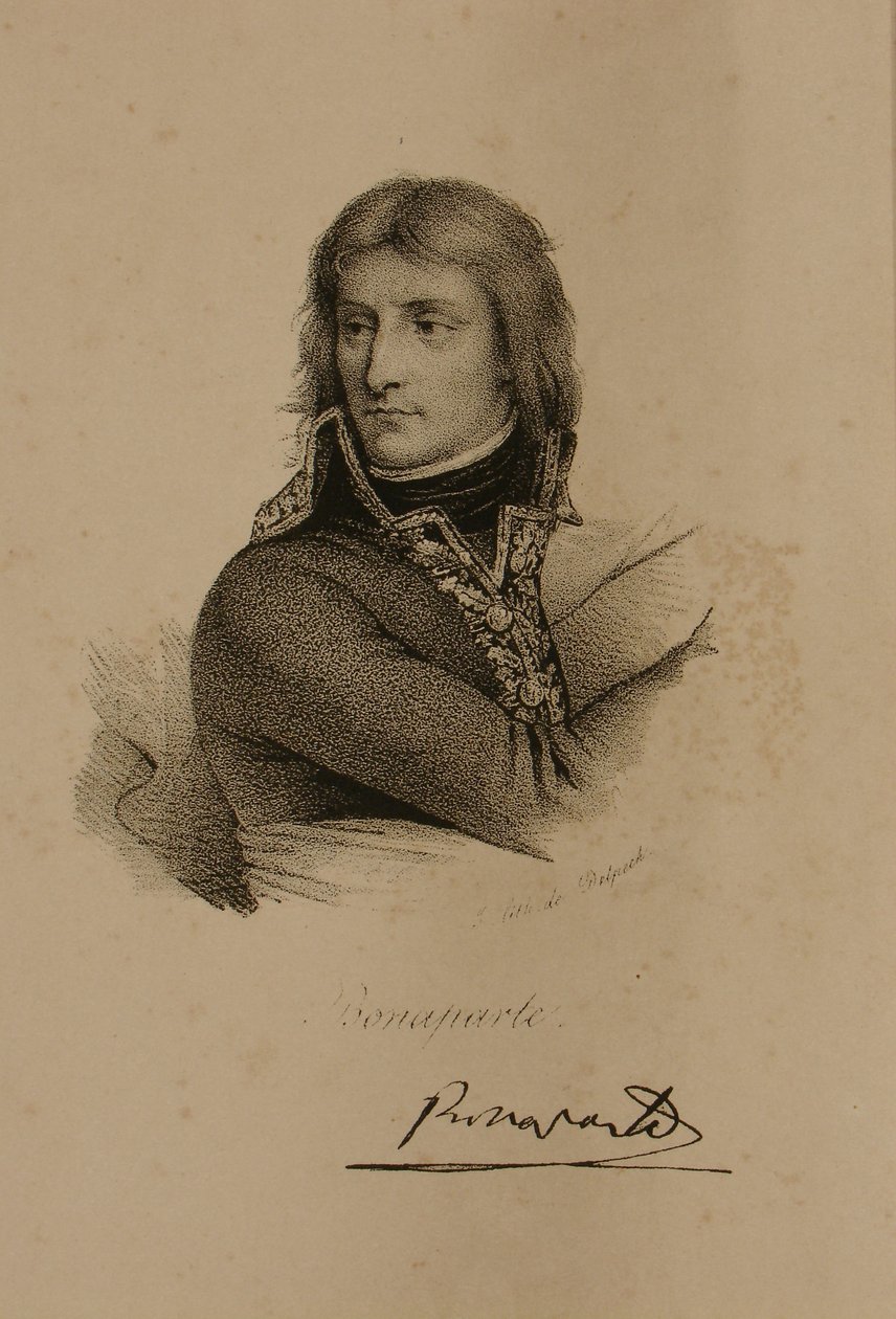 Napoleon Bonaparten (1769-1821) muotokuva tekijältä Francois Seraphin Delpech