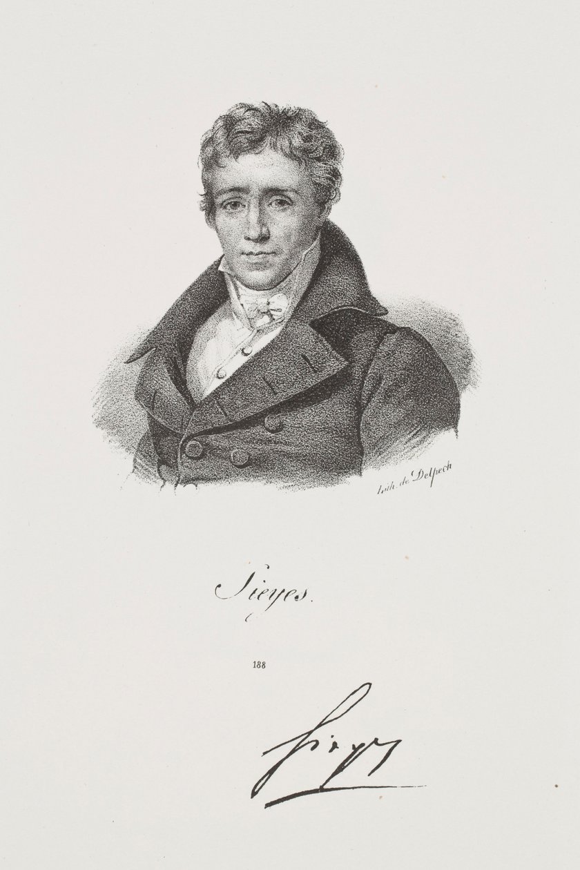 Emmanuel Joseph Sieyèsin muotokuva tekijältä Francois Seraphin Delpech