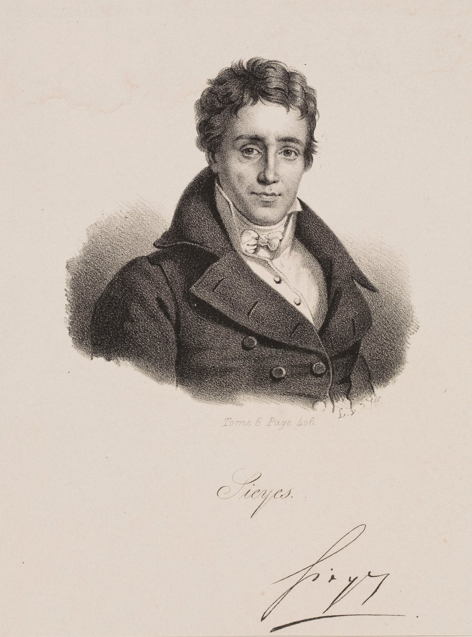 Emmanuel Joseph Sieyèsin muotokuva tekijältä Francois Seraphin Delpech