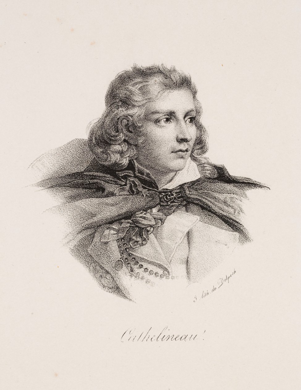 Jacques Cathelineaun muotokuva tekijältä Francois Seraphin Delpech