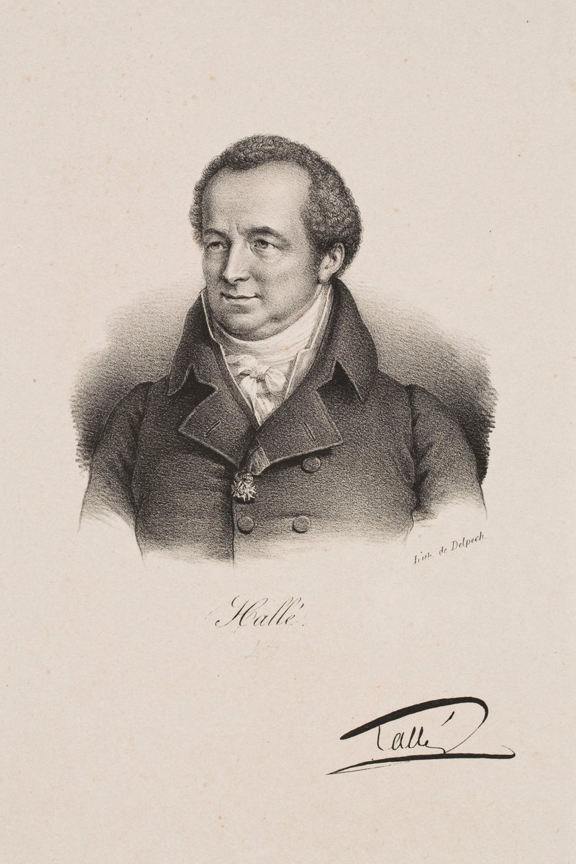 Karl Hallen muotokuva tekijältä Francois Seraphin Delpech
