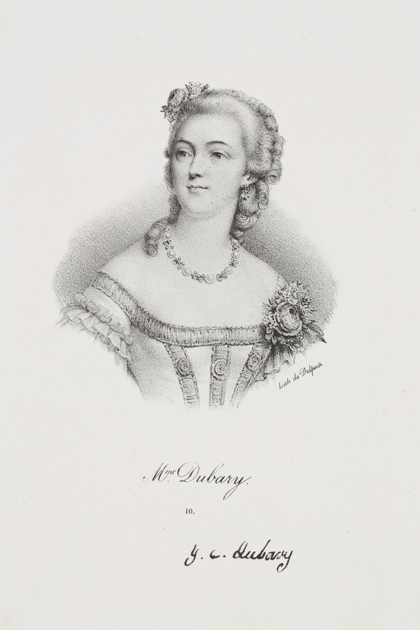 Madame du Barryn muotokuva tekijältä Francois Seraphin Delpech